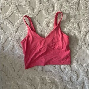 Lululemon pink blossom align tank size 8